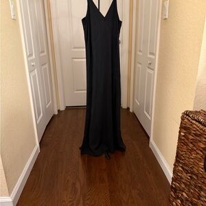 Quince Black Maxi Dress